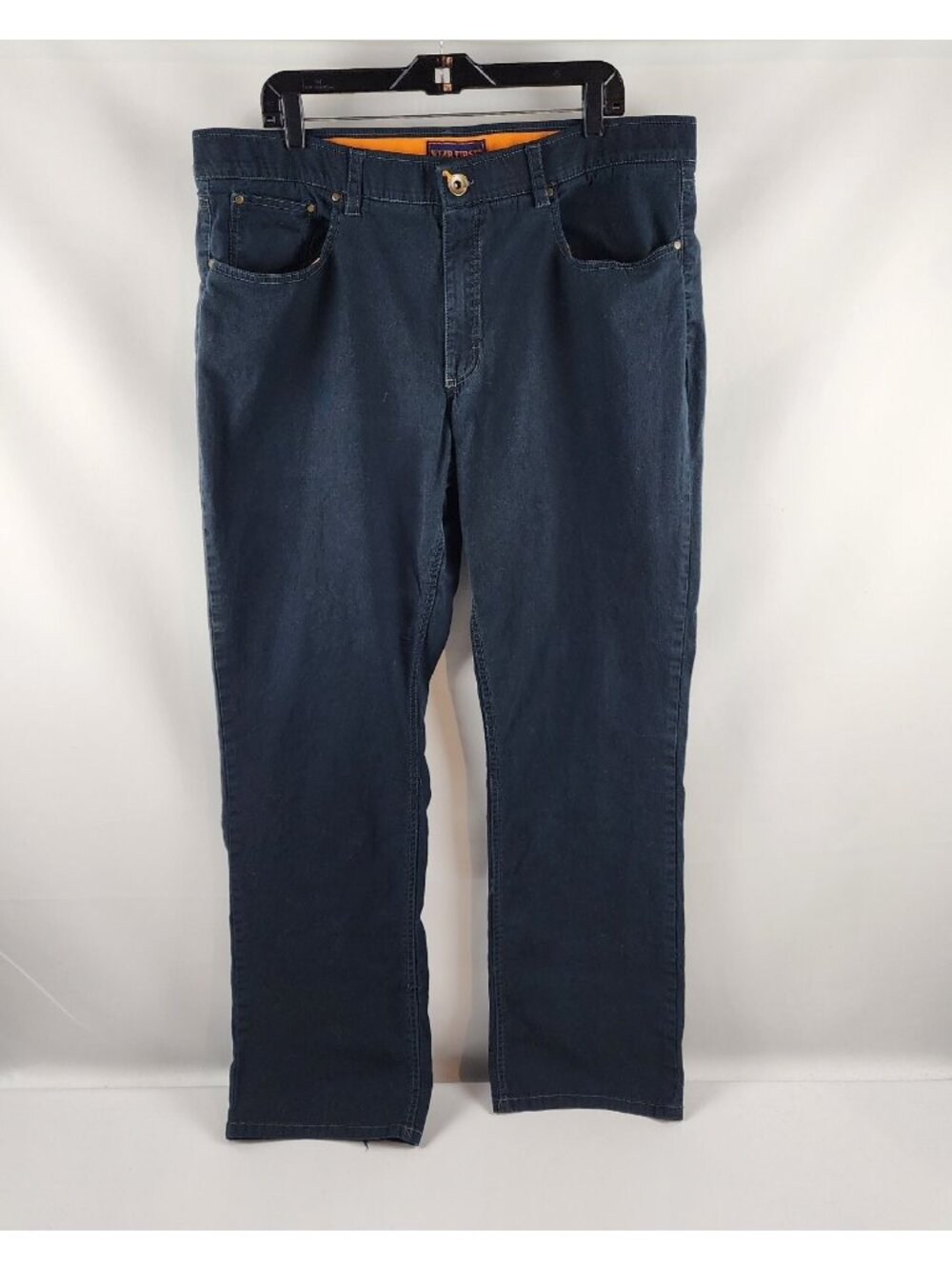 WearFirst Pants Men Black Chino No Size Tag Size 39X32